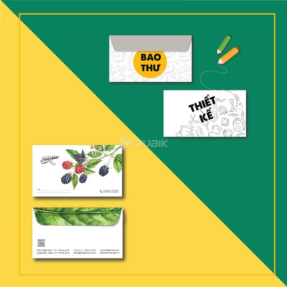 combo bao thu nho in tks thiet ke bao thu